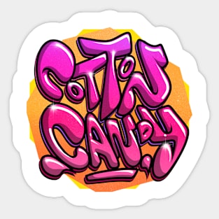Cotton Candy Sticker